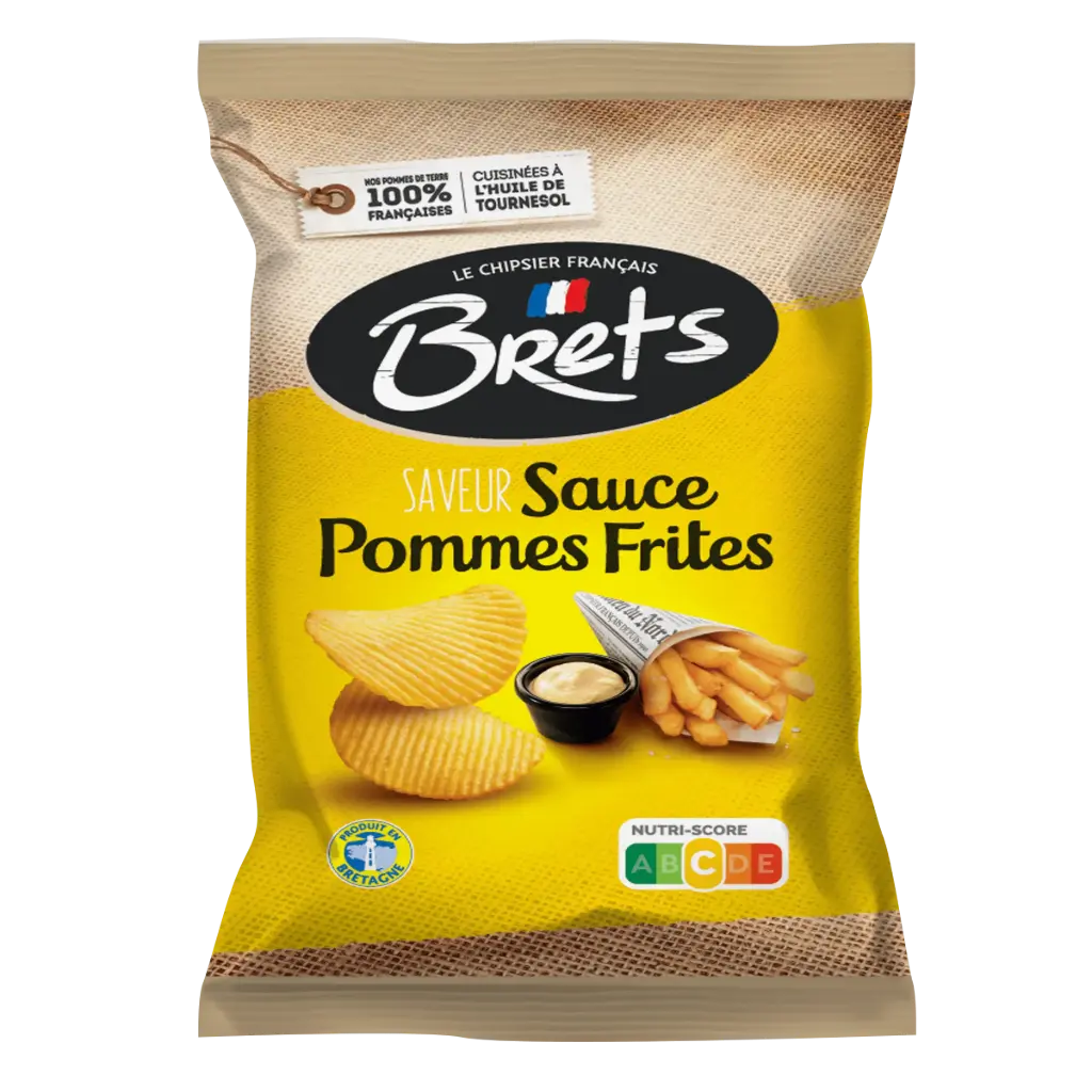 CHIPS BRET'S SAVEUR SAUCE POMMES FRITE 