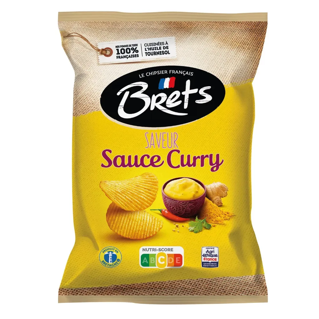 Chips curry, Bret's, 125g