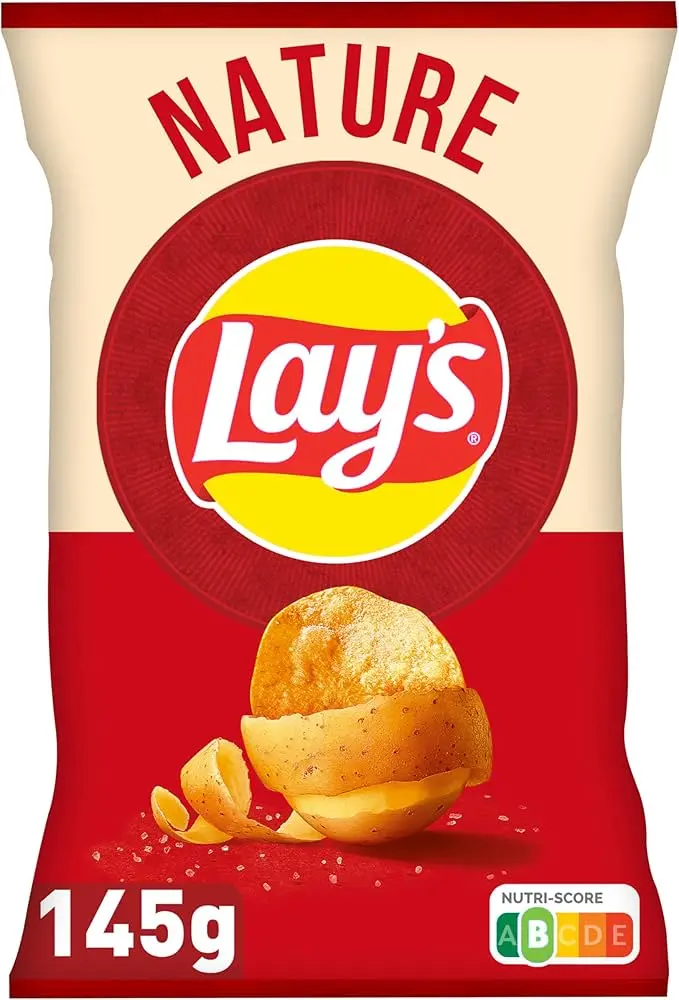 CHIPS LAYS NATURE SACHET 145G