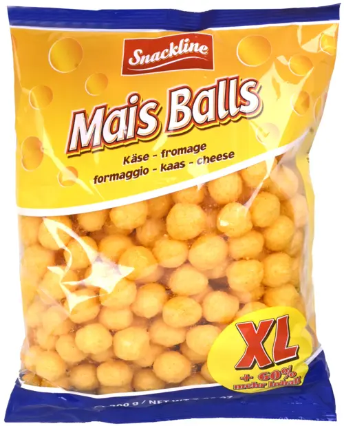 Snack à base de maïs au goût de fromage salé 125g