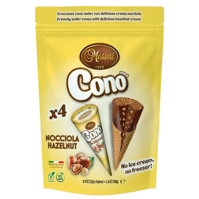 Cono Cornets Waffle Noisette, 100g