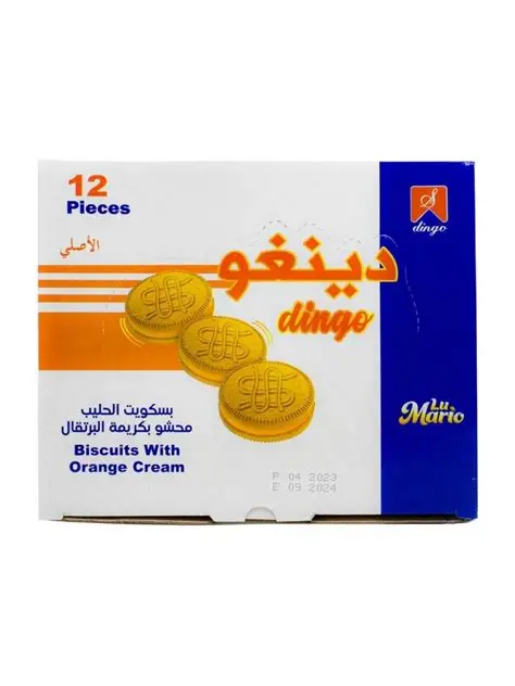 Cookies crème orange, Dingo, 4 pièces 