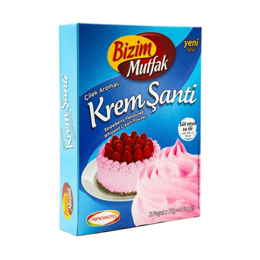 Crème chantilly fraise, Basak, 150g