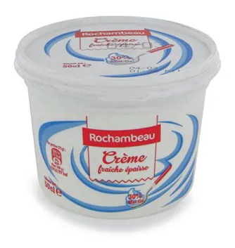 Crème fraiche épaisse, 30% matière grasse, Rochambeau, 196g