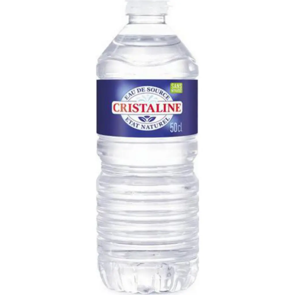 Eau de source, Cristaline, 50cl