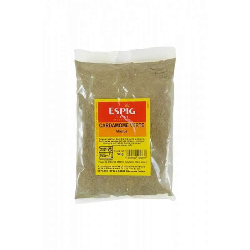 Cardamom moulue, Espig, 50g