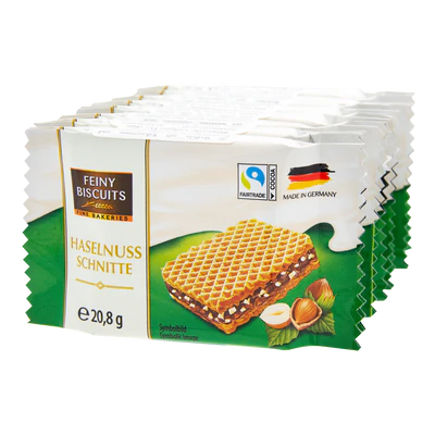 Gaufrette fourée à la crème cacao et noisette 20,8g