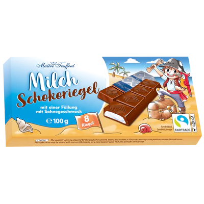 Grazioso chocolat au lait fourré a la crème 100g