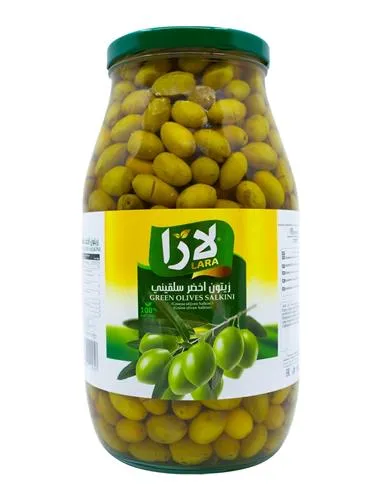 Green olives entières Salkini, Lara, 3000g
