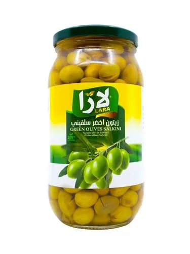 Green olives entières tefahi, Lara, 650g