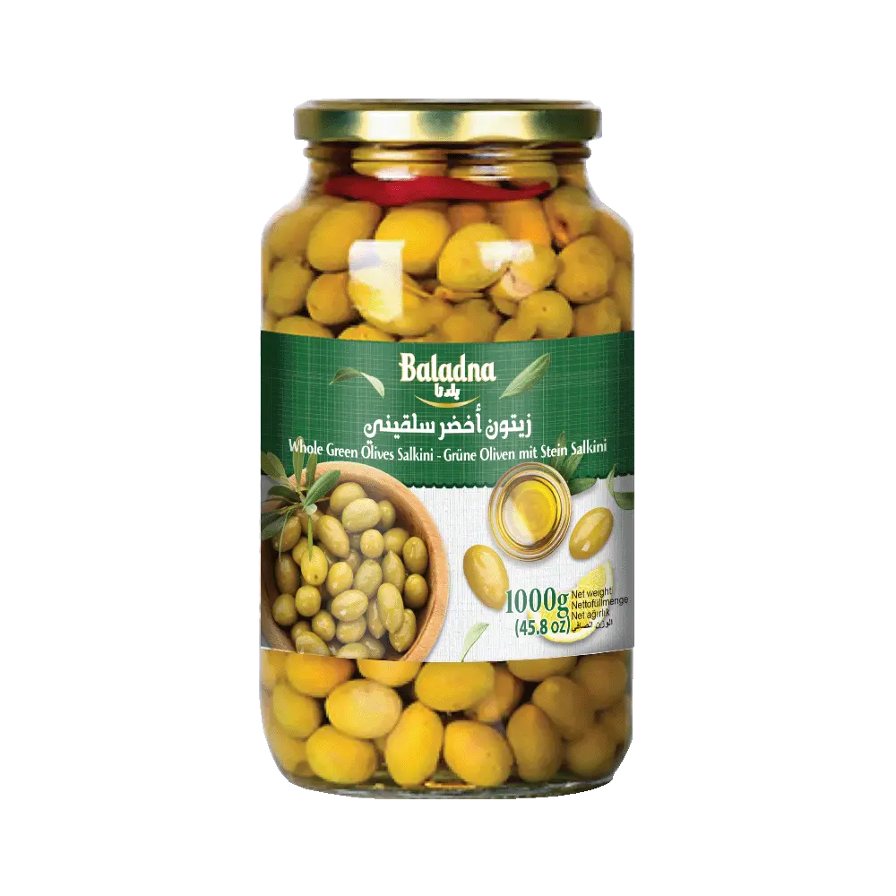 Green olives, Salkini, 1000g