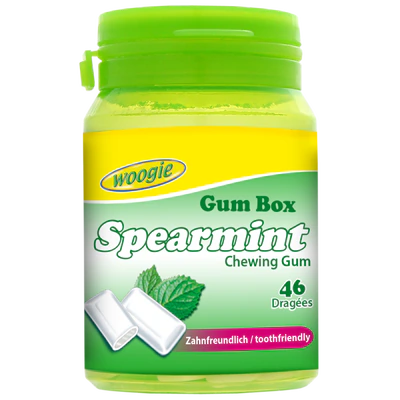 Gum box, Spearmint sans sucre, 64,4g