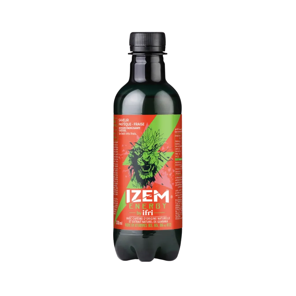 Pastèque & Fraise, Izem Energy, 33cl