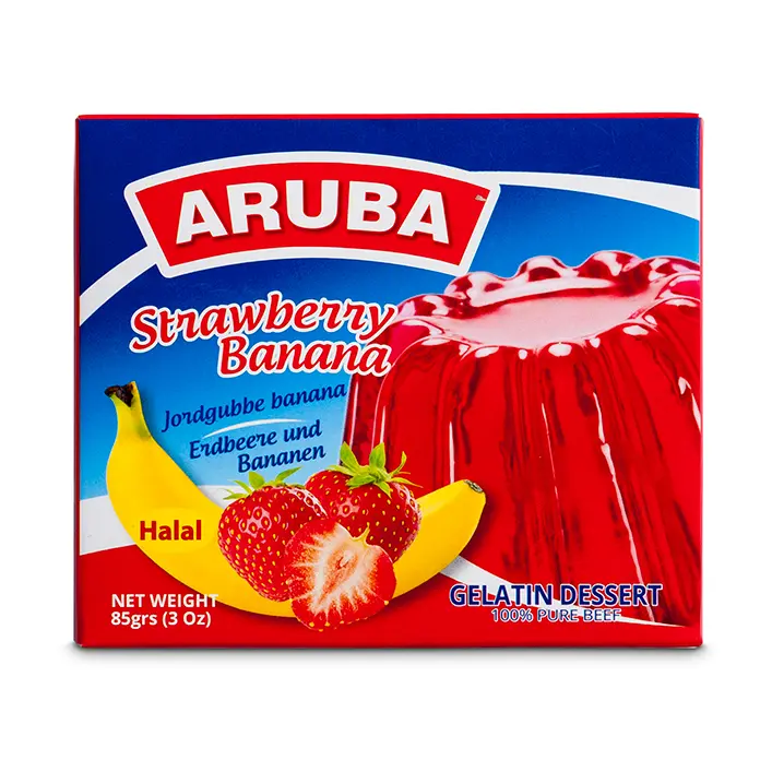 Jelly Fraise & banane, Aruba, 85g 