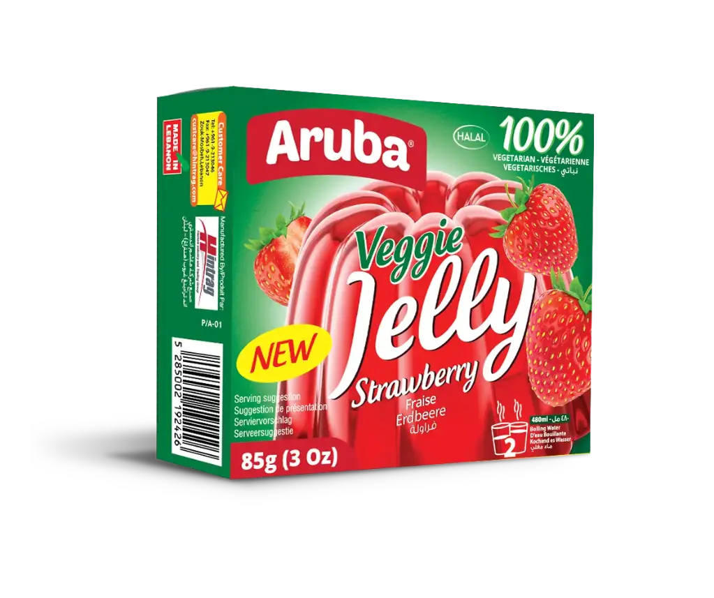 Jelly Fraise, Aruba, 85g 