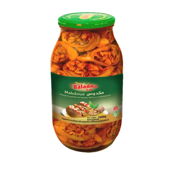 Makdous Aubergines marinées, Baladna, 2900g