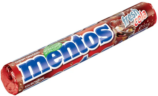 Mentos goût cola, 37,5g