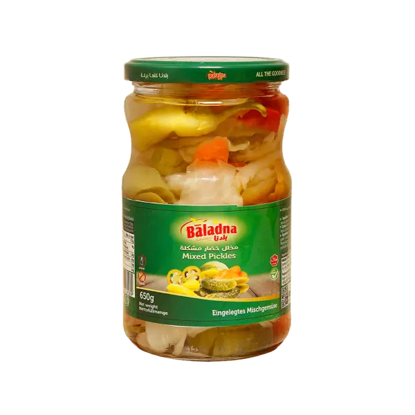 Mixed pickles, Baladna, 660g