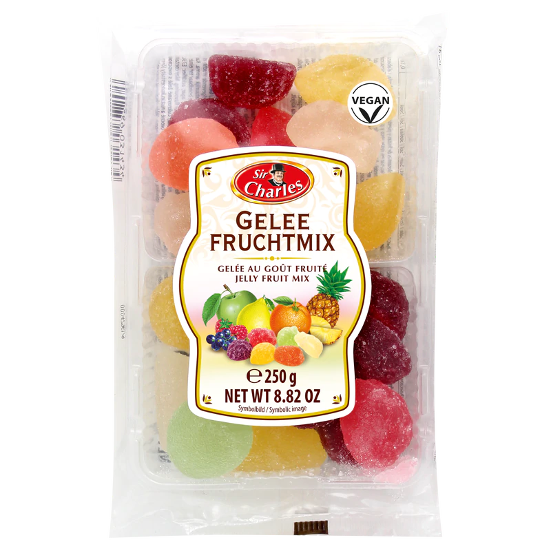 Pâte de fruits au goût fruité, 250g 