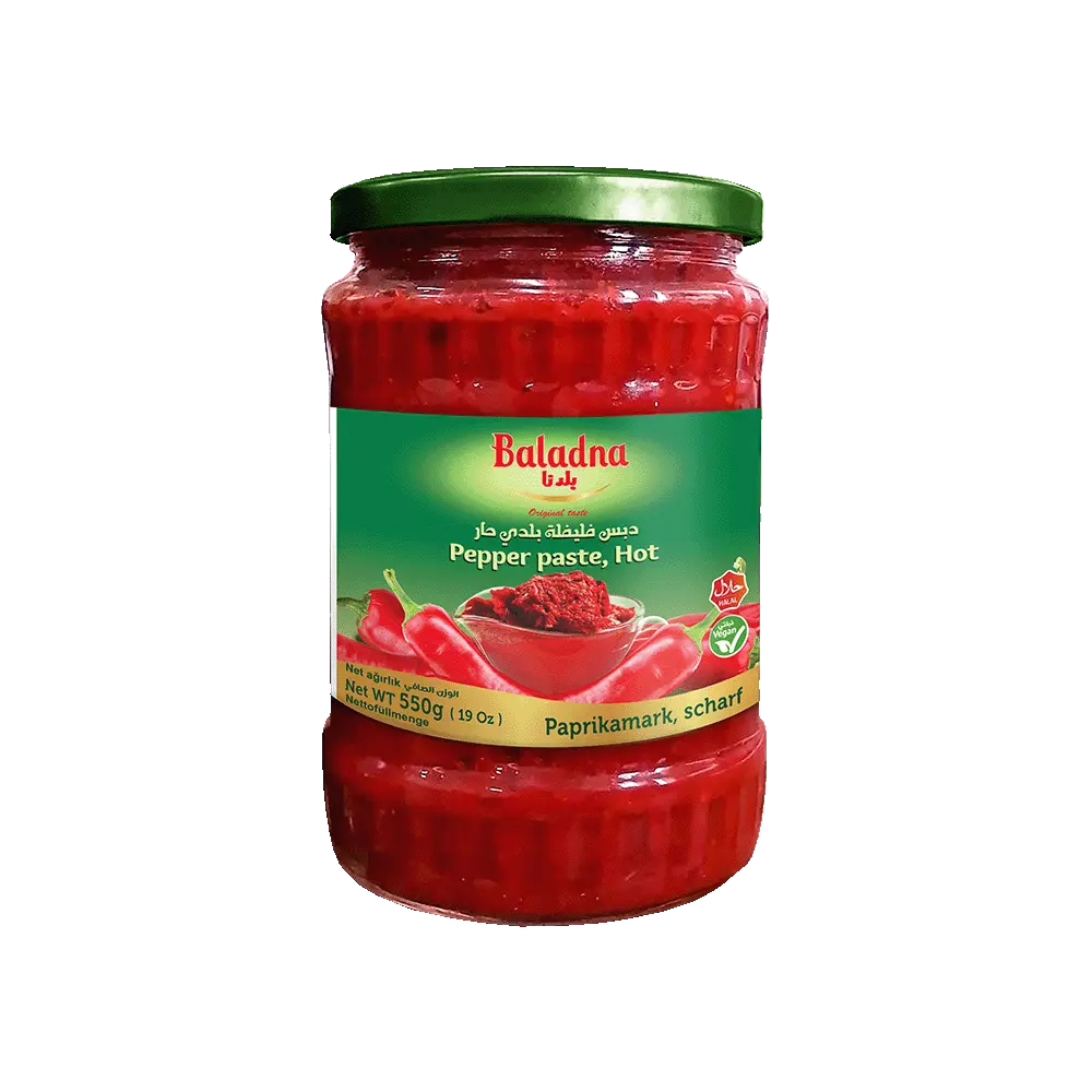 Pâte de poivre piquante, Baladna, 550g
