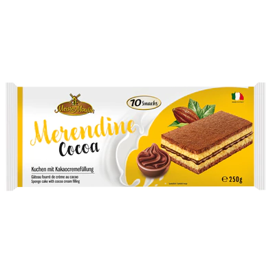 Petit cake fourré à la crème au cacao 250g