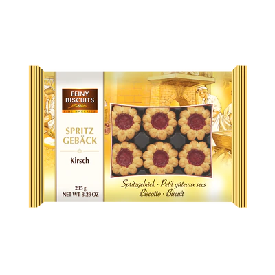 Petits gâteaux secs aux cerises