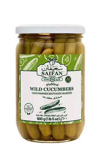 Pickled Wild cucumbers, Saifan, 600g