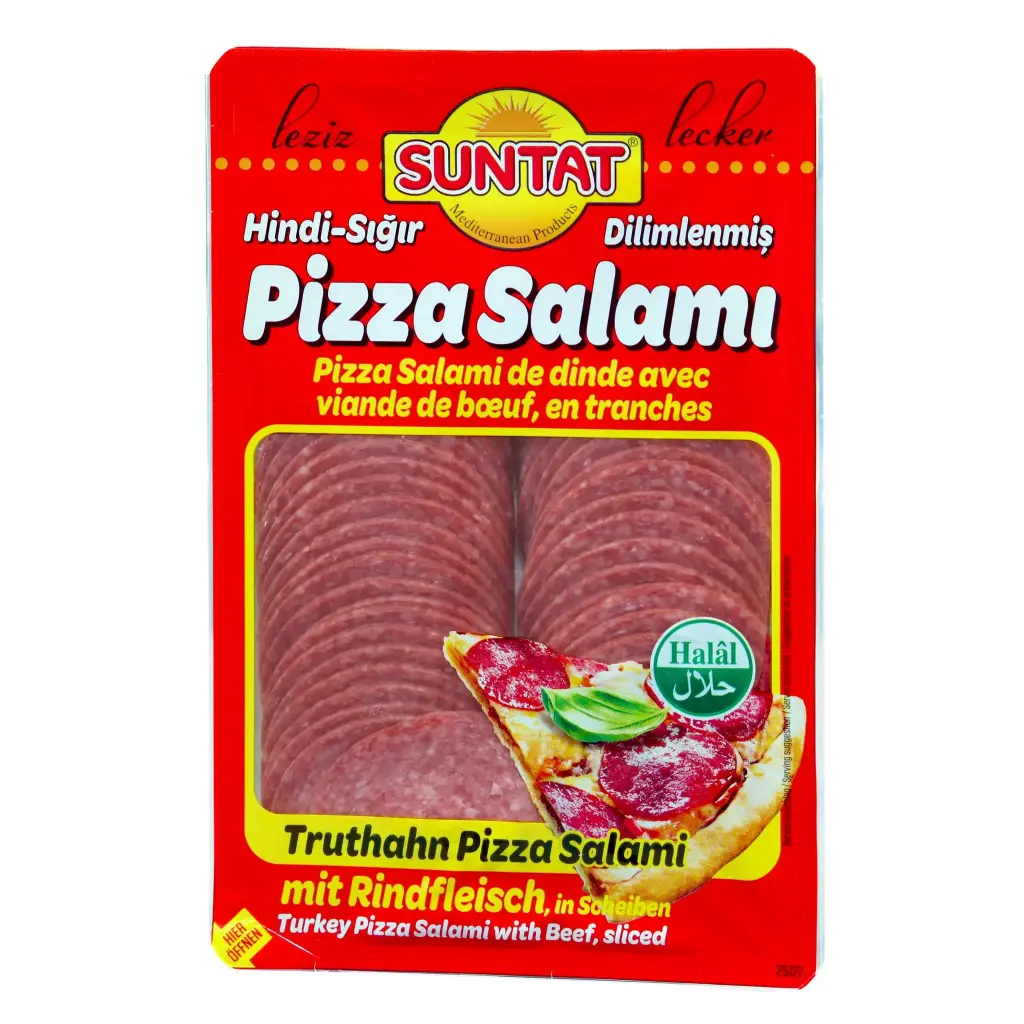 Pizza salami de dinde, Suntat, 200g