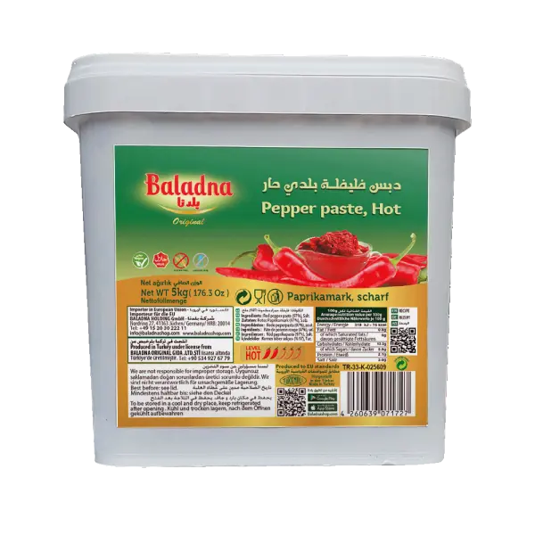 Purée de poivron, Baladna, 5kg