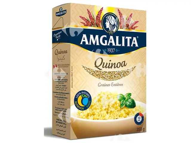 Quinoa (graines entieres), Amgalita, 350g
