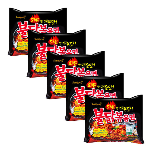 Ramen poulet extra piquant, Buldak, 140g
