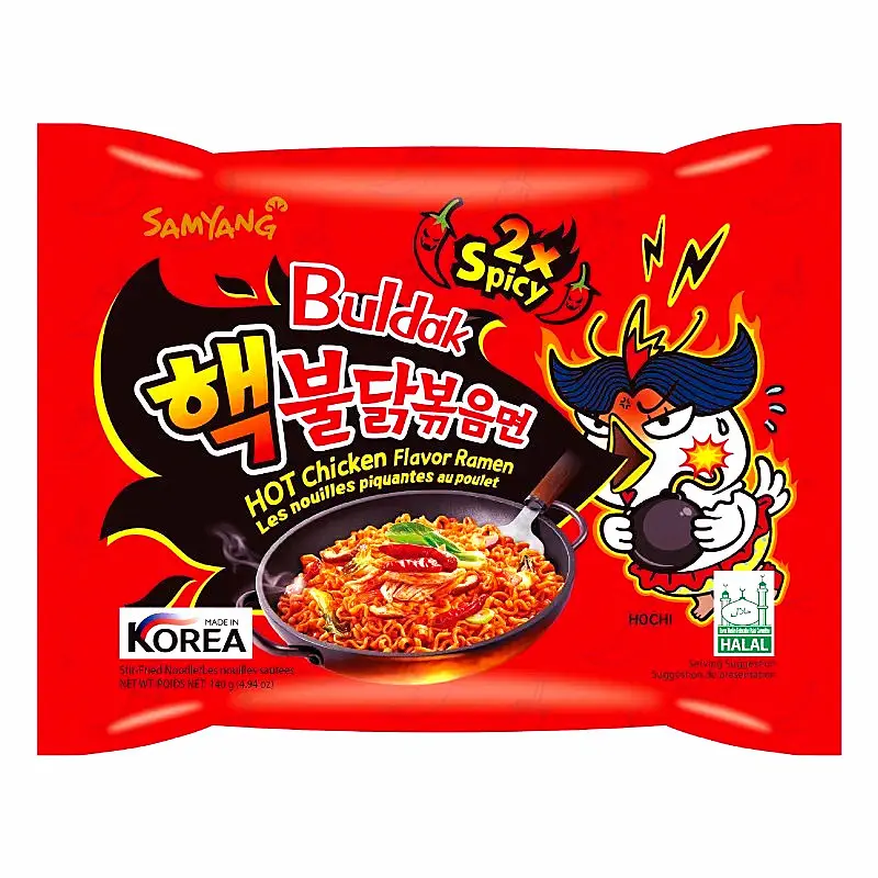 Ramen poulet piquant braise, Buldak, 140g