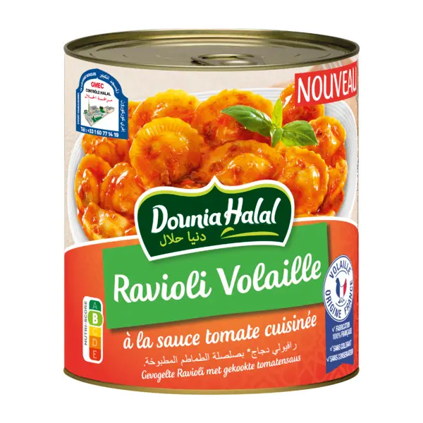 Ravioli volaille, Dounia, 800g
