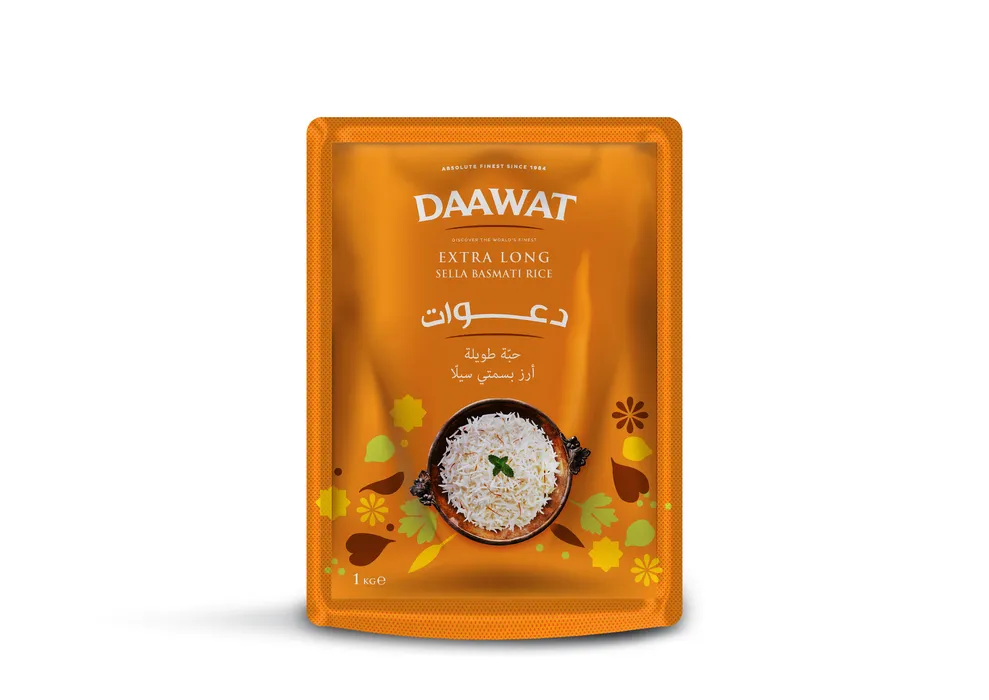 Riz basmati Sella crémeux,, Daawat, 1kg