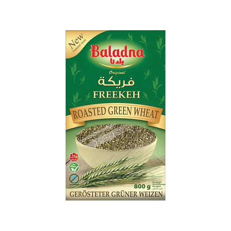 Roasted Green wheat, Freekeh, Baladna, 800g