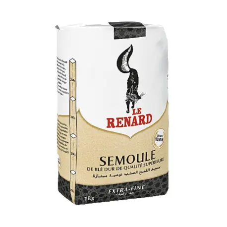 Semoule extra-fin, Le Renard, 1kg