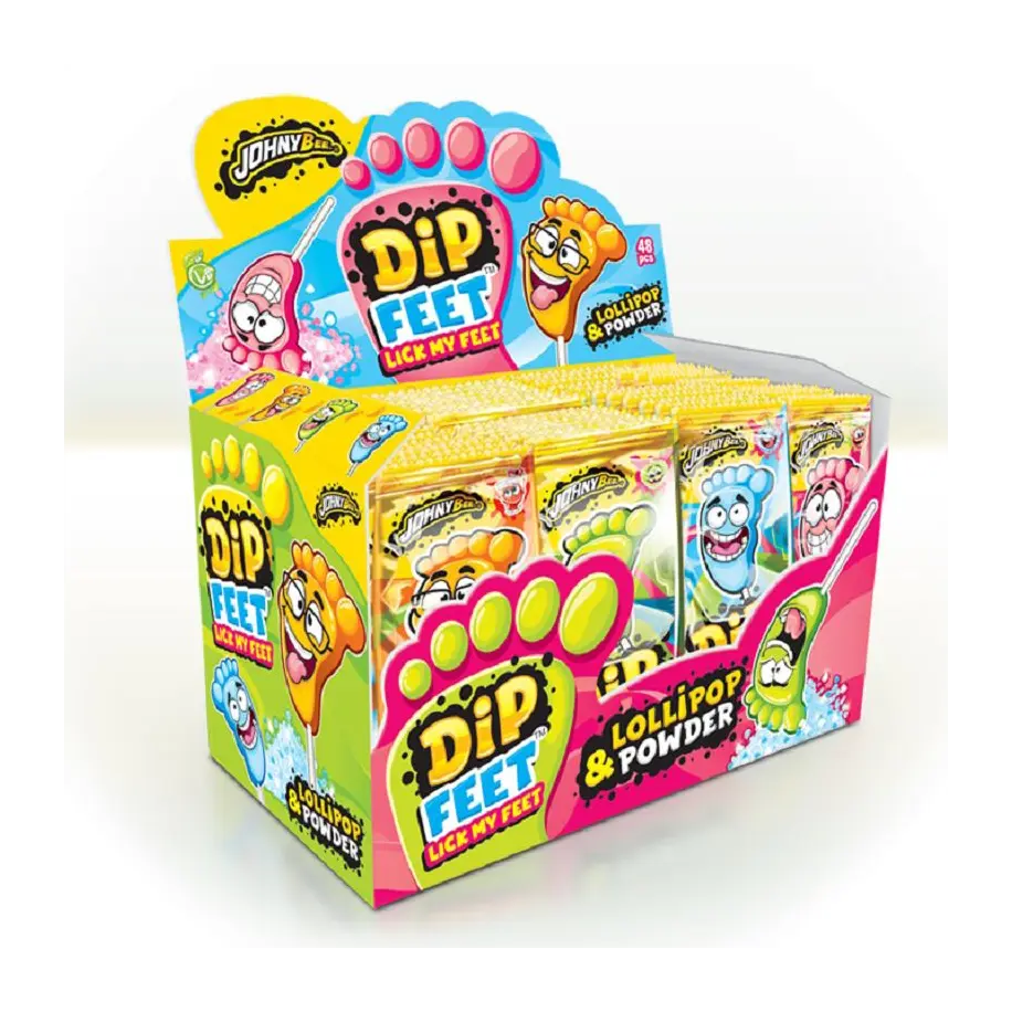 Sucettes pétillantes avec dip 50g