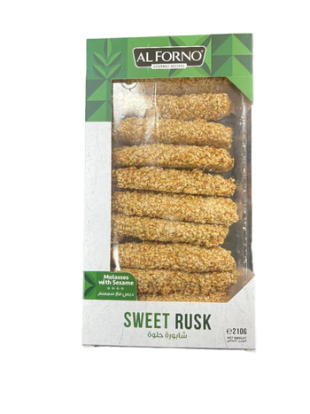 Sweet Rusk, Molasses with sesame, Al forno, 190g