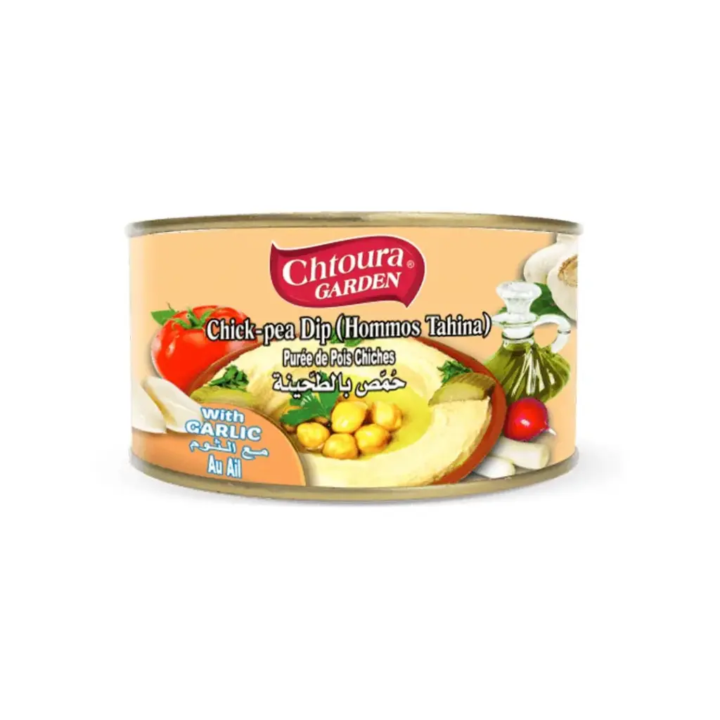 Chickpea dip Hummus Tahina with Garlic, Chtoura garden, 420g