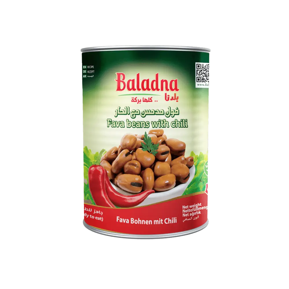 Fèves aux piments, Baladna, 400g