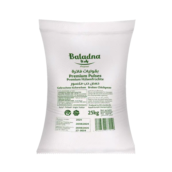 Pois chiches cassés (vert), Baladna, 25kg