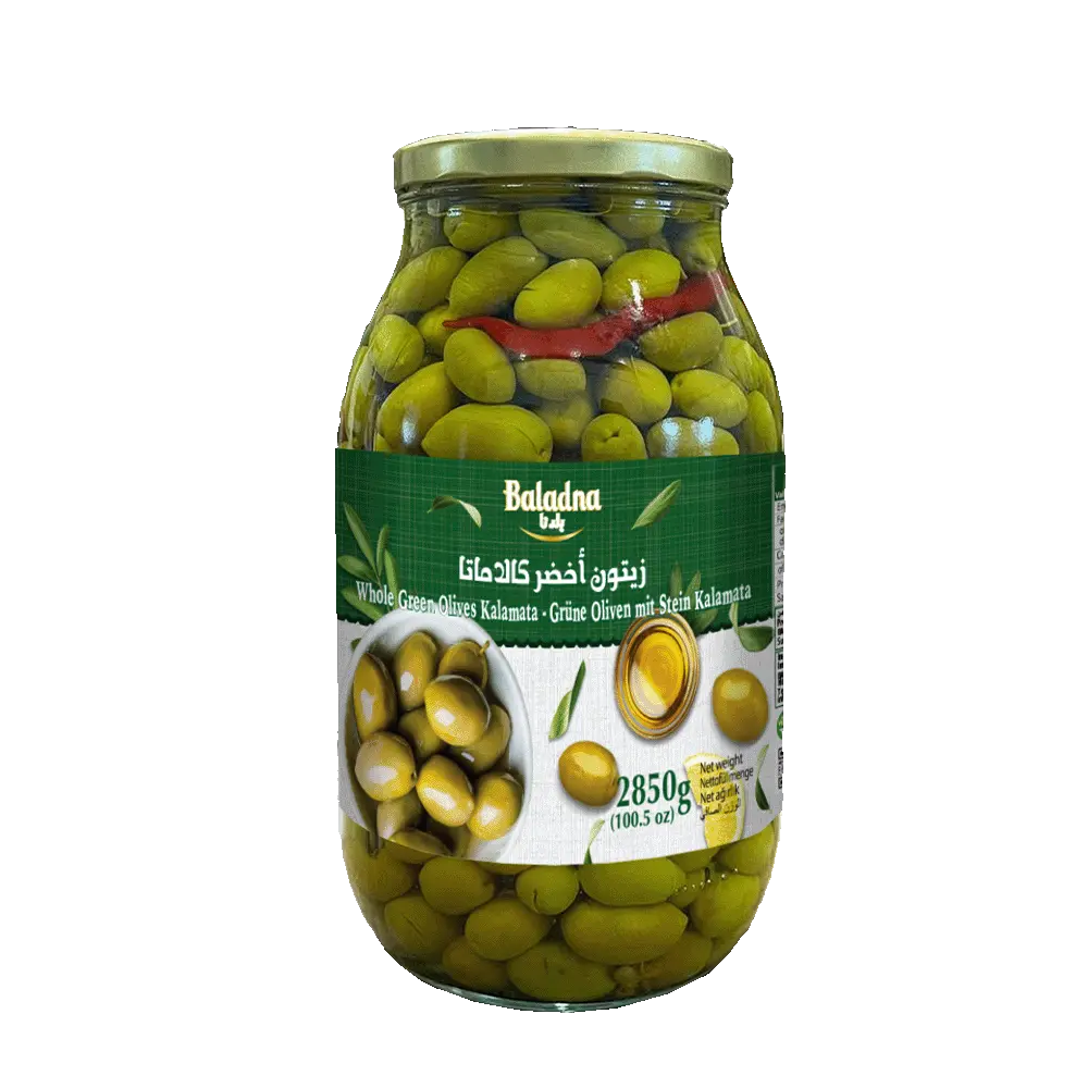 Olives vertes Kalamata, Baladna, 2850g