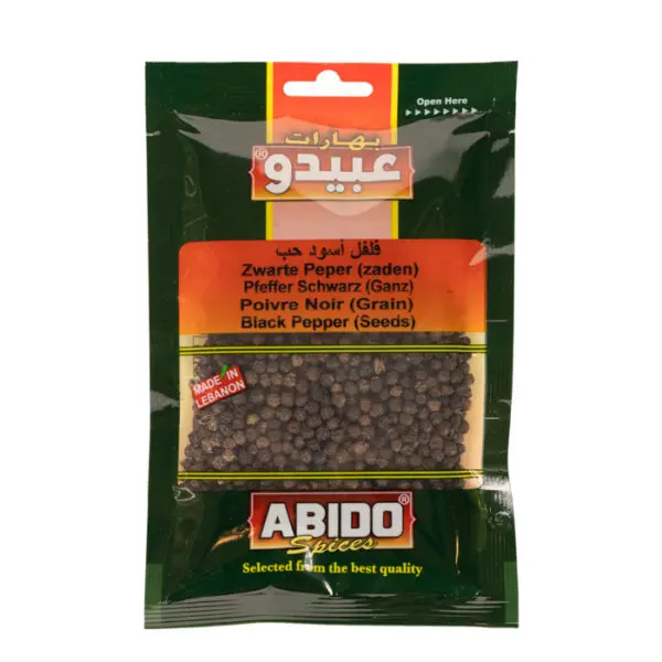 Epices graine de Poivre noir, Abido, 50g