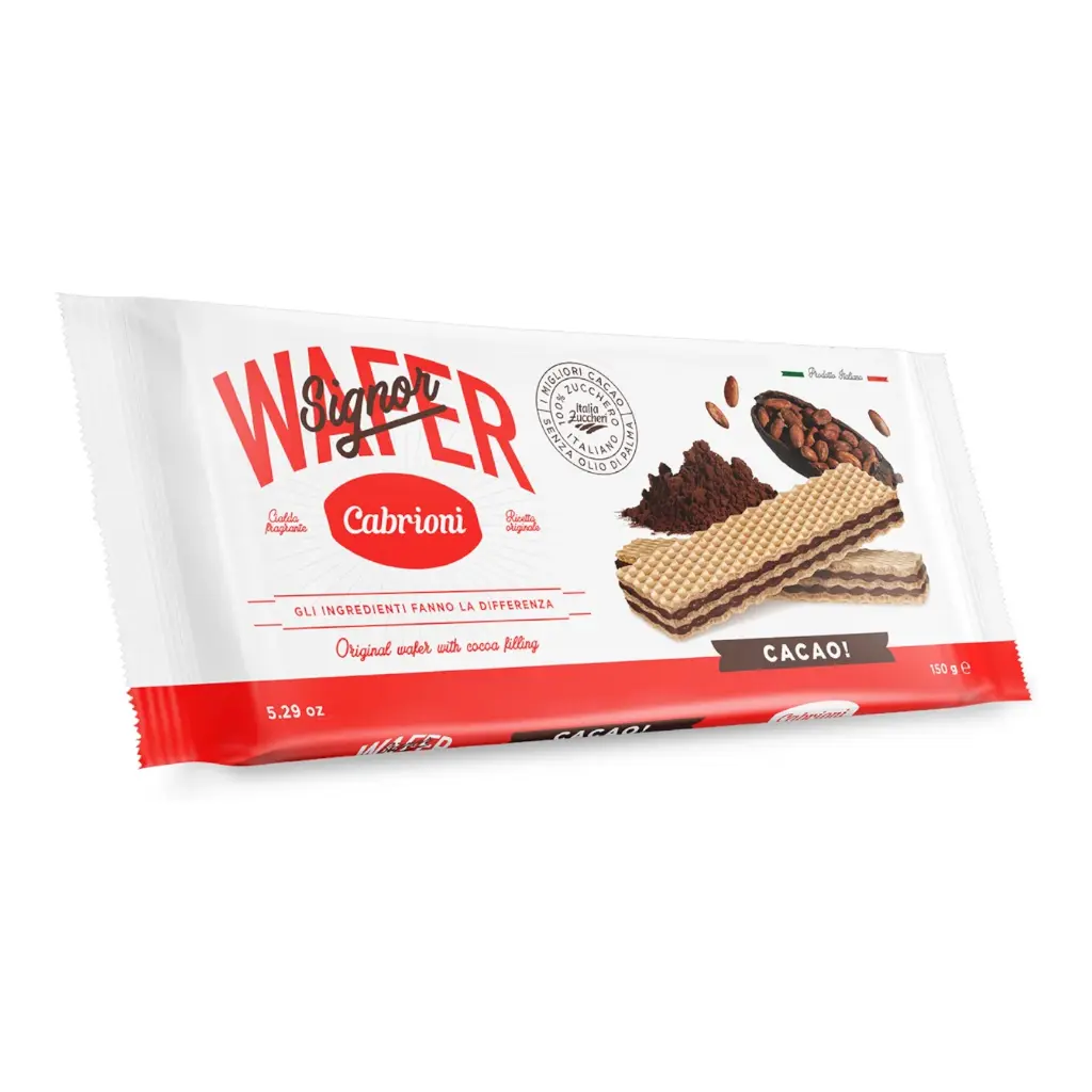 Biscuits Chocolat Wafer, Cabrioni, 150g