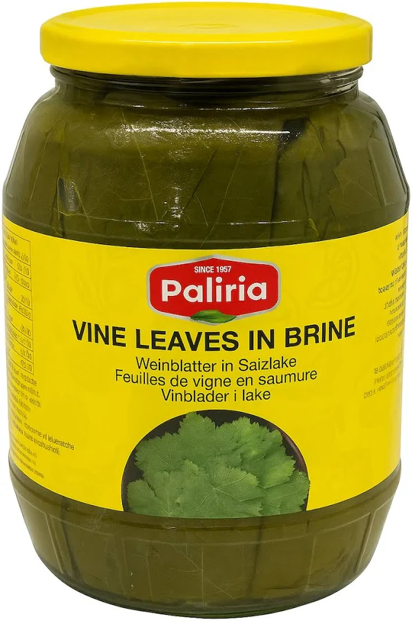 Feuilles de Vigne en Saumure, Paliria Bocal, 908g