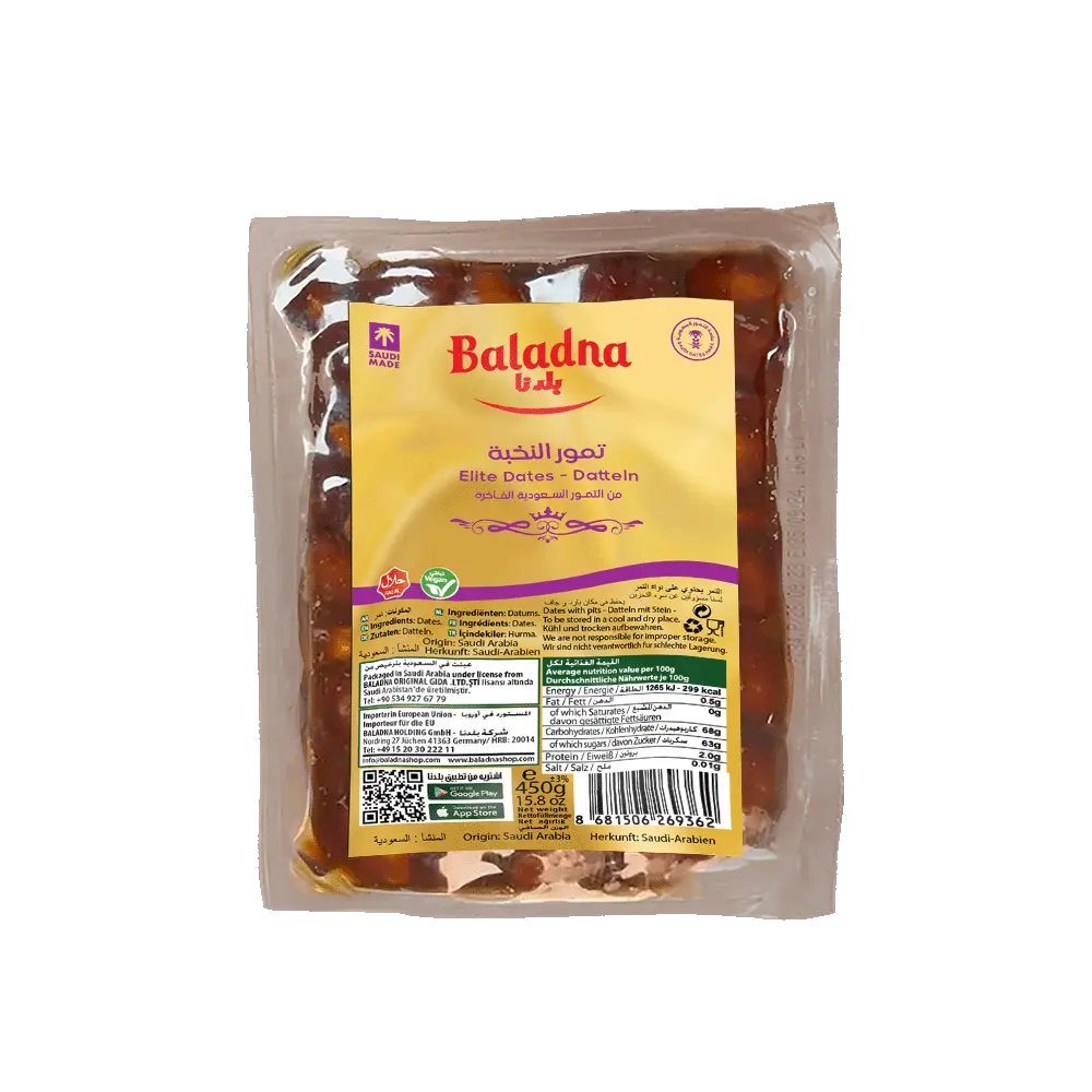 Dattes elite sous-vide, Baladna, 450g