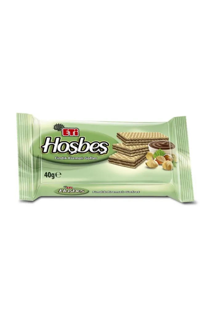 Eti Hosbes Findik Kremali Gofret / Wafers W / Hazelnut Cream