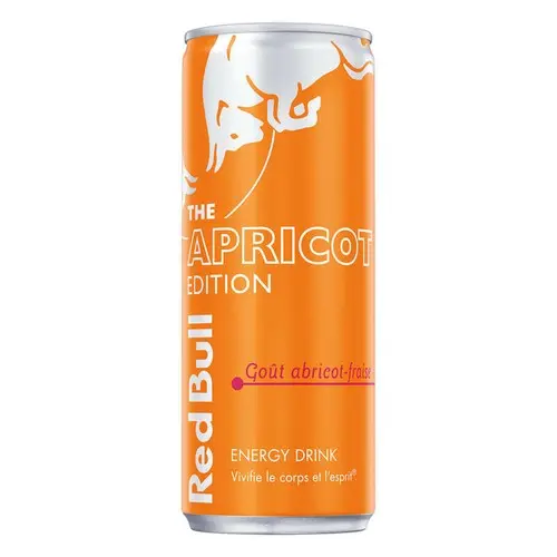 Red Bull the Apricot Edition Goût Abricot-fraise