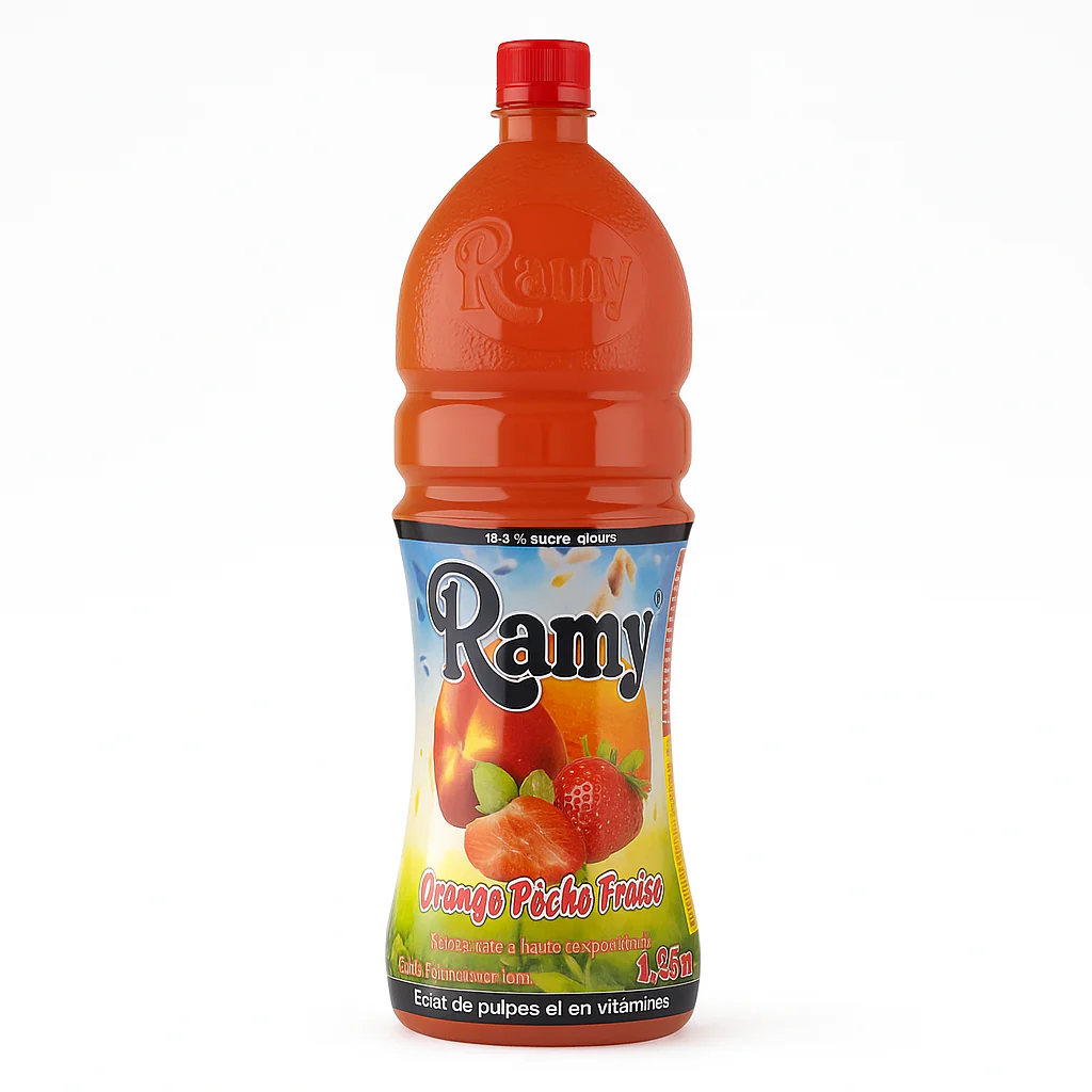 Ramy orange peche, 1.25L