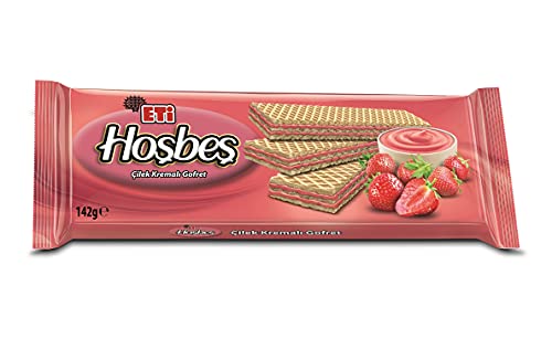 Eti Hosbes Wafer with Strawberry Cream 142G